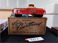 Vintage Courtland pressed steel truck w/ box