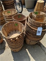 4 Stacks Of Assorted Fruit Baskets