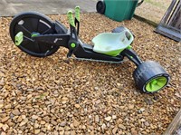 Child's 3 wheel green machine replica