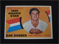 1960 TOPPS #123 DAN DOBBEK STAR ROOKIE