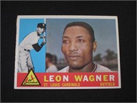 1960 TOPPS #383 LEON WAGNER CARDINALS