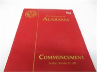 UNA Commencement Catalog 1998