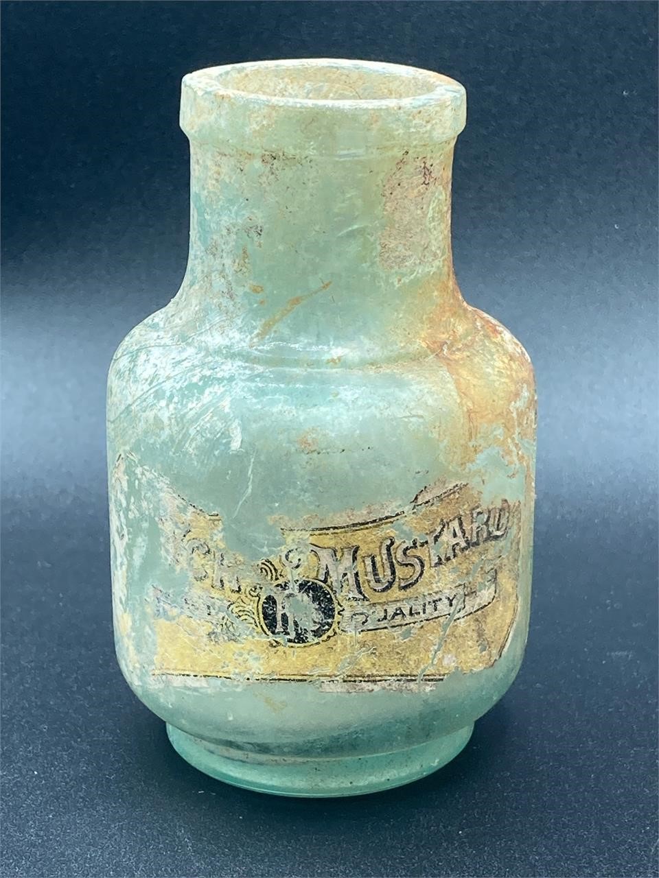Vintage Potter-Parlin Glass French’s Mustard Jar