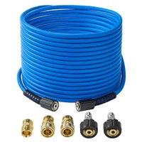 FIXFANS Pressure Washer Hose ? 1/4" X 50 FT High