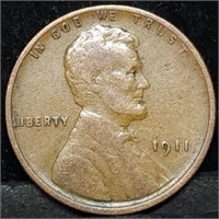 1911 Lincoln Wheat Cent