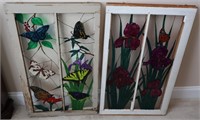 Hand Painted Stained Glass Style Window Panes
