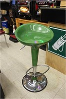 1 Green Retro Stool