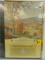 1946 IH Complete Calendar, "Peaceful Valley",