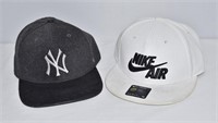 2pc NY Yankees & Nike Air Snap Backs - Used