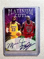 MICHAEL JORDAN LEBRON JAMES PLATINUM CUTS PRINTE