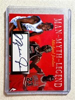 MICHAEL JORDAN MAN MYTH LEGEND PRINTED AUTO