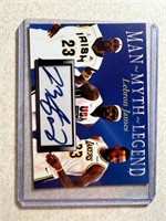 LEBRON JAMES MAN MYTH LEGEND PRINTED AUTO