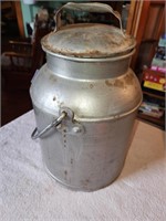 Vintage Metal Milk / Cream Can - approx 14" tall