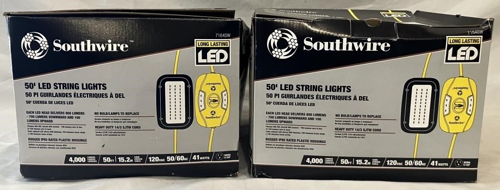 2 new cases of 50' LED string lights #2.