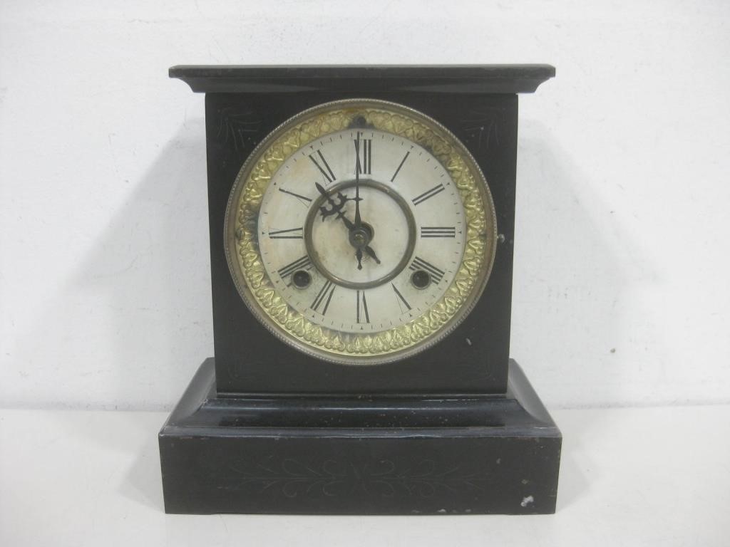 9"x 5"x 10" Vtg Mantle Clock Untested