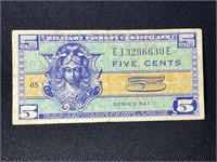 SERIES 541 FIVE CENT MILITARY