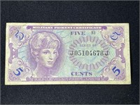 SERIES 641 FIVE CENT MILITARY