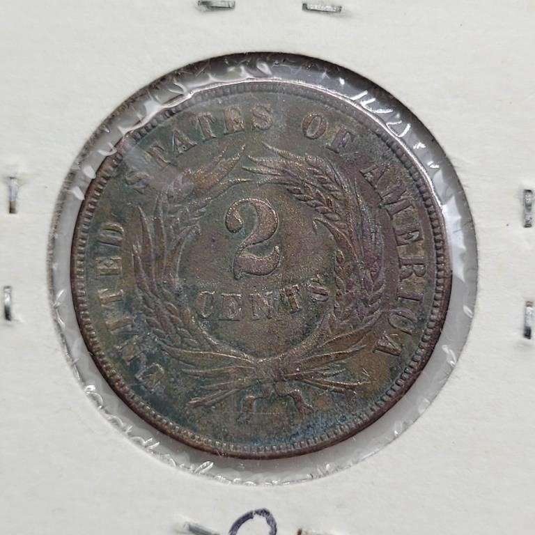 1868 2 CENT COIN