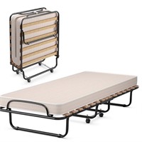 Retail$300 Folding Bed, with Foam Mattress
