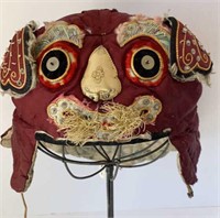 Antique Embroidered Chinese Silk Child’s Hat