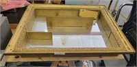 VTG. DISPLAY SHELF W/ MIRRORED BACKSIDE