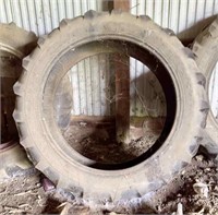 (2) tractor tires for ornamental use - 15.5/38