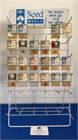 NORD STYLII NEEDLE RACK DISPLAY WITH PACKETS