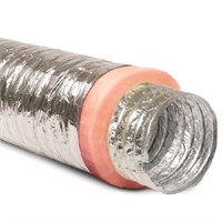 New 16" INCH ALUMINUM HOSE FLEXIBLE INSULATED R-8.