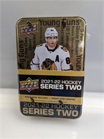 2021-22 UD Hockey Series Two Young Guns Tin