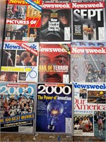 Vintage Newsweek magazines