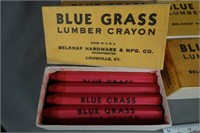10 boxes Blue Grass lumber crayons