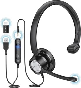 NEW $36 USB Headset with Microphone