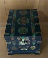 Ornate Asian Inspired Jewelry Box
