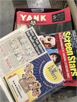 Yank magazine, sheet music, misc magazines