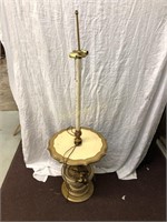 Vintage Ornate Gold Floor Lamp W/ Angels