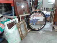 Lot of 6 Framed Mirrors