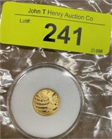 1/10 OZ. 24K GOLD LIBERTY COIN