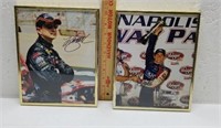 2 Autographed Nascar Pictures 8x10