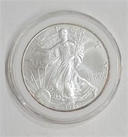 1999 Silver Eagle 1 Troy Oz 99.9% SIlver