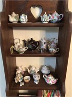 Mini teapot collection