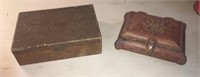 Admiral Duffy Cigar Box and Peru Trinket Box