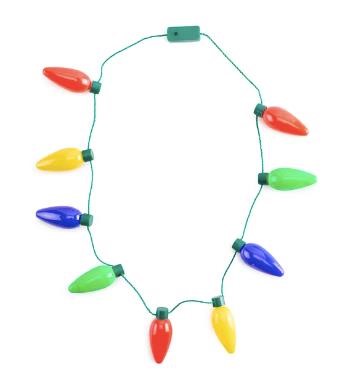 Men's Christmas Lights Necklace