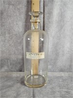 GLYCERIN  APOTHECARY JAR WITH LID