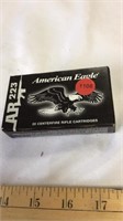 American eagle 223 REM 55 grain 20 cartridges.