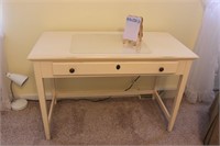 White Wooden Desk/45" x 22" x 30"