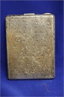 An 800 or Sterling Silver Cigarette Case