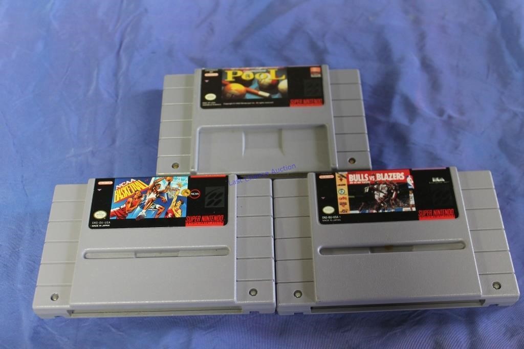 SNES Pool,NCAA BB, BullsvsBlazers Games