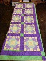 Green and Purple Quilt