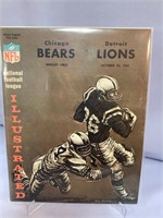 Bears vs Lions Oct 24 1965 program