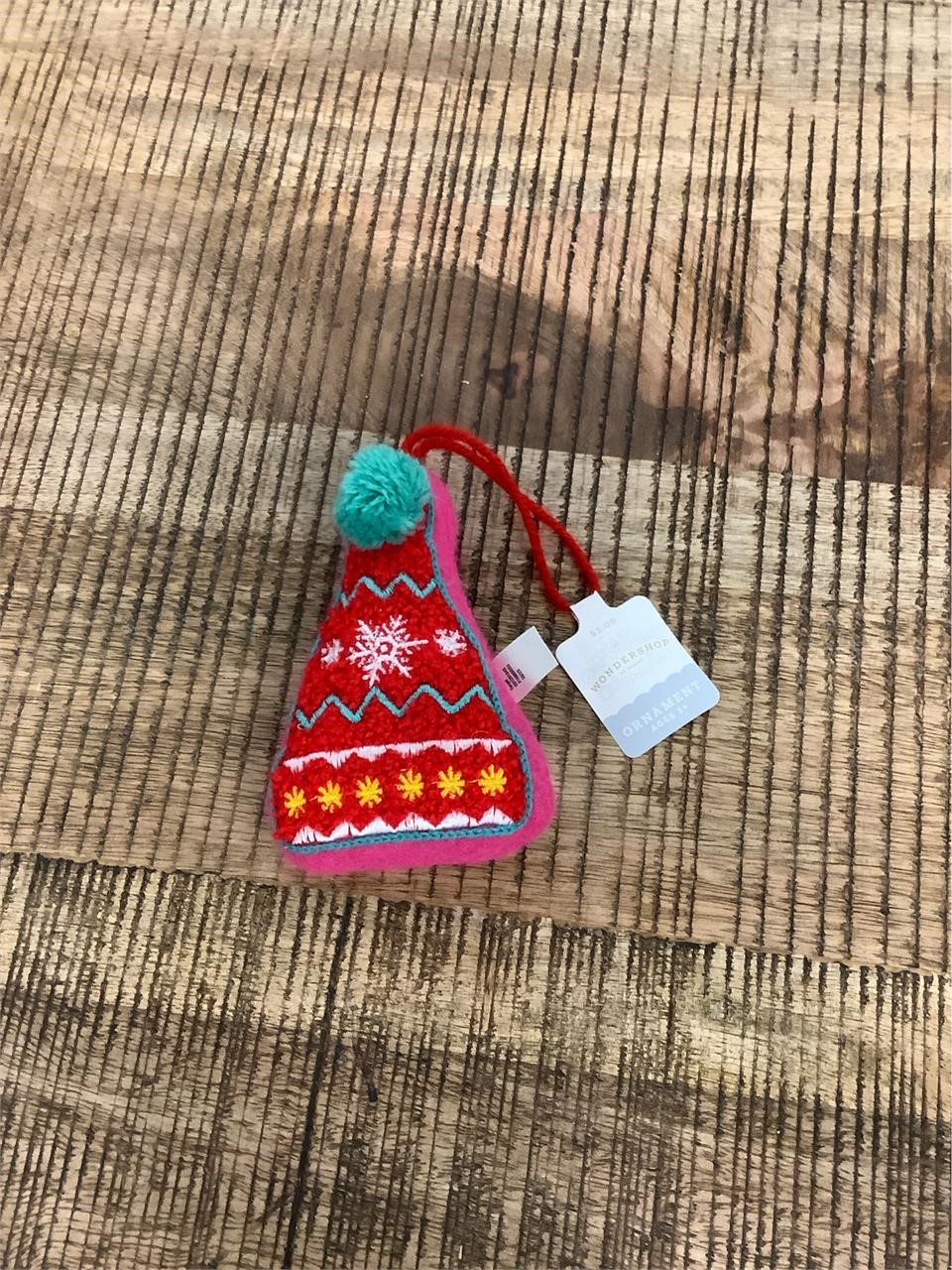 $3  WONDERSHOP felt stocking cap ornament